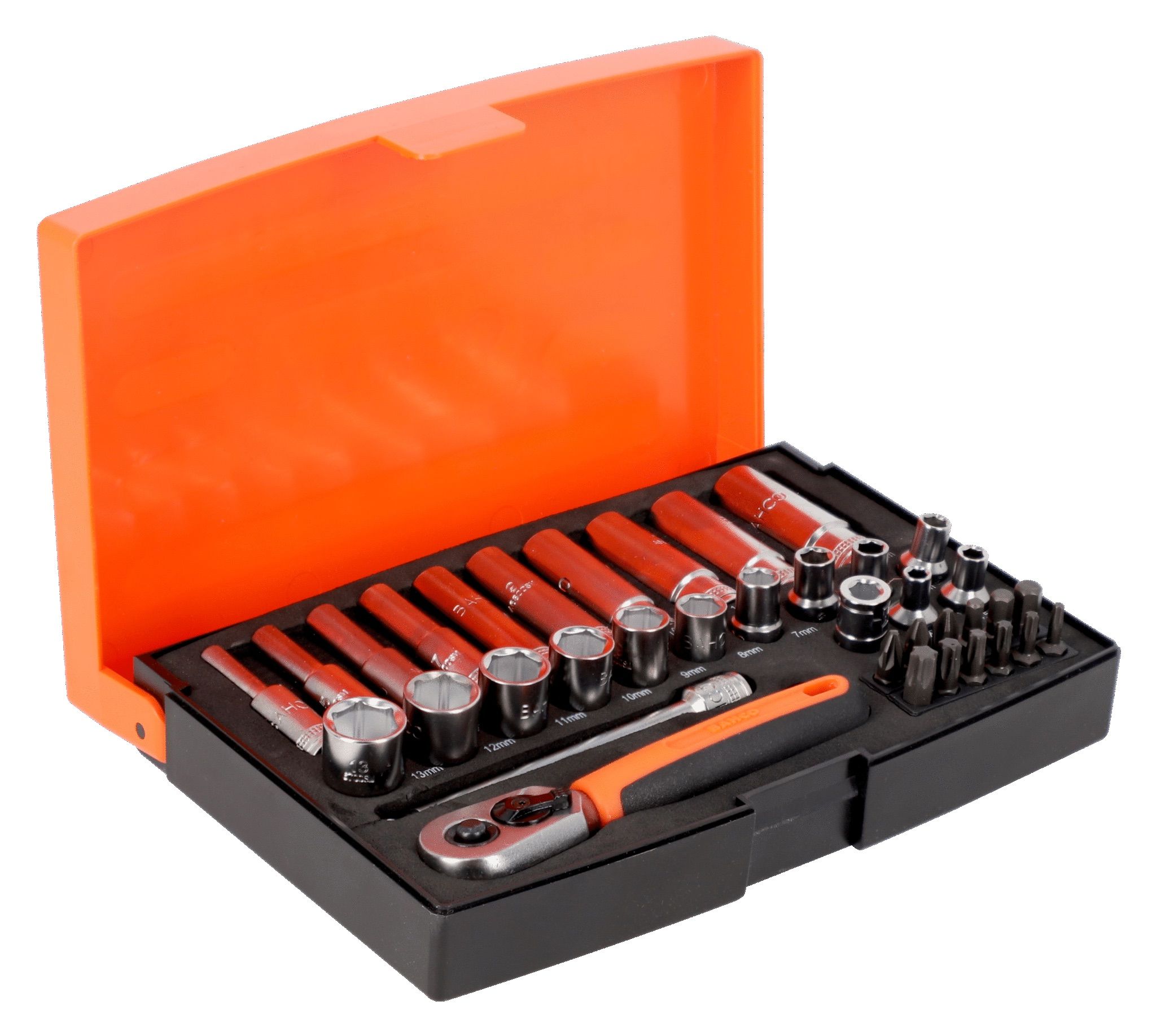 Tööriistakomplekt Bahco SBSL25L; 1/4''; 37 tk