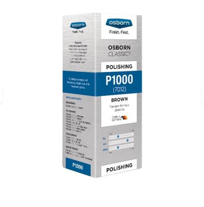 Poleerimispasta Osborn L779007013; 700 g; pruun