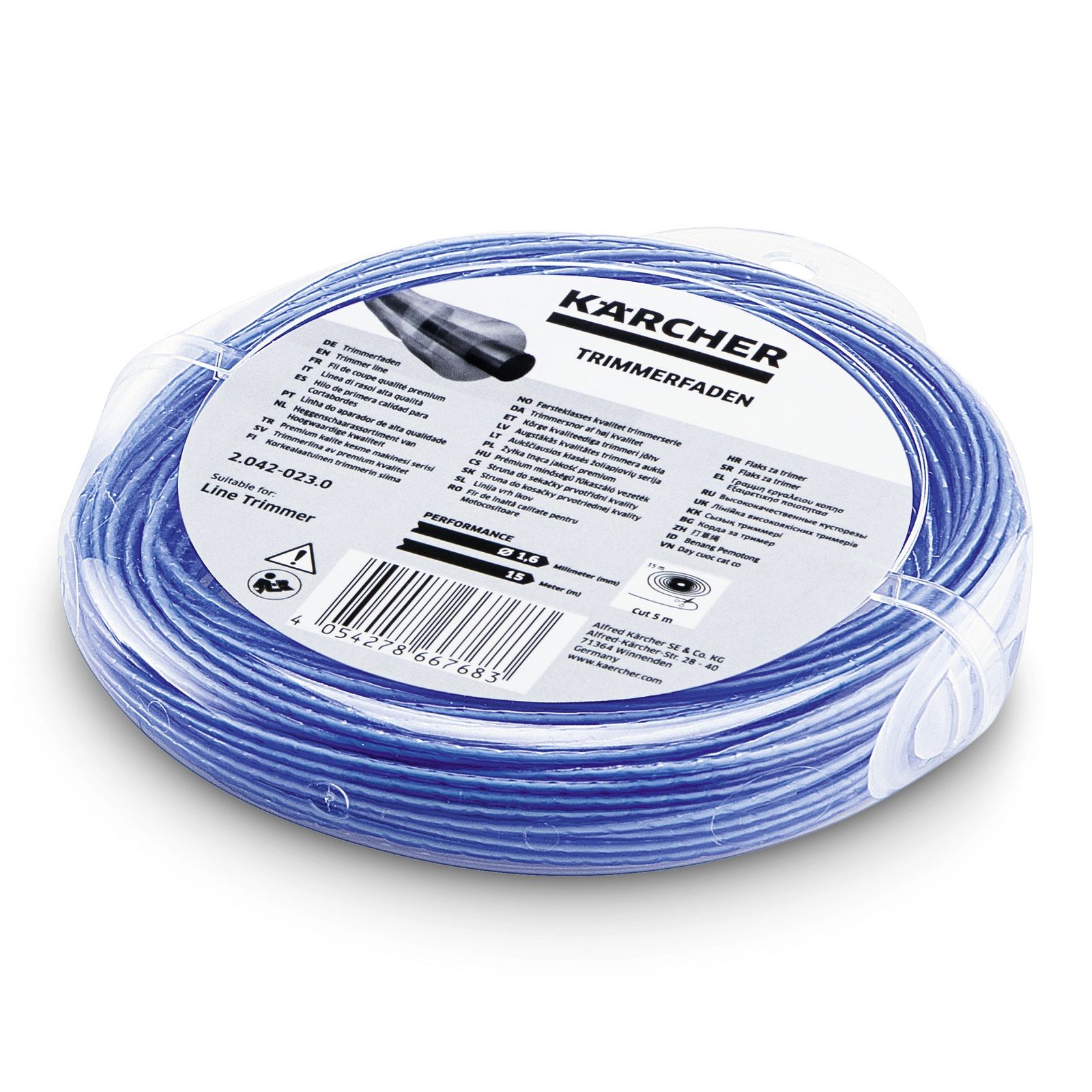 Trimmeri jõhv Karcher 2.042-023.0; 1,6 mm; 15 m