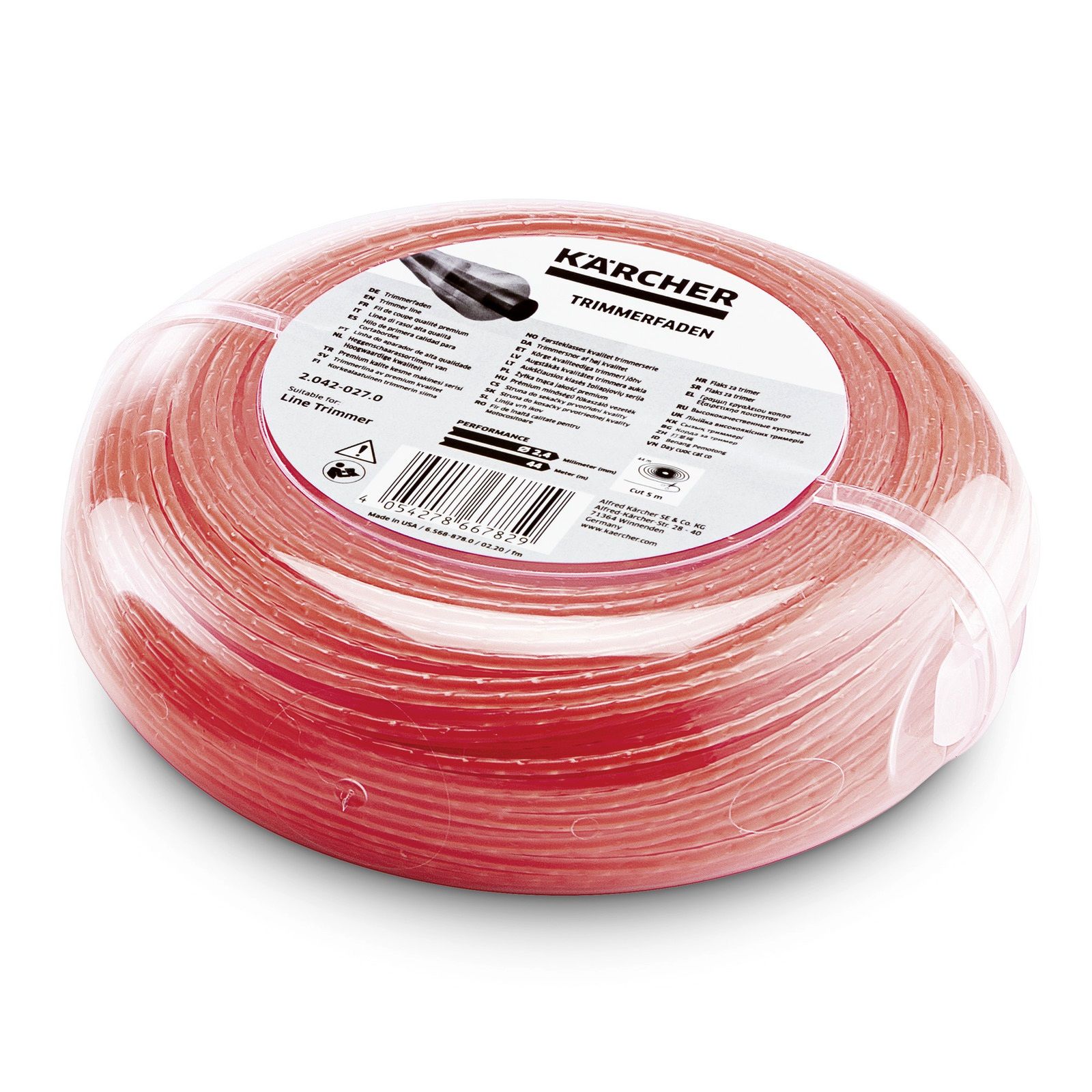 Trimmeri jõhv Karcher 2.042-027.0; 2,4 mm; 44 m
