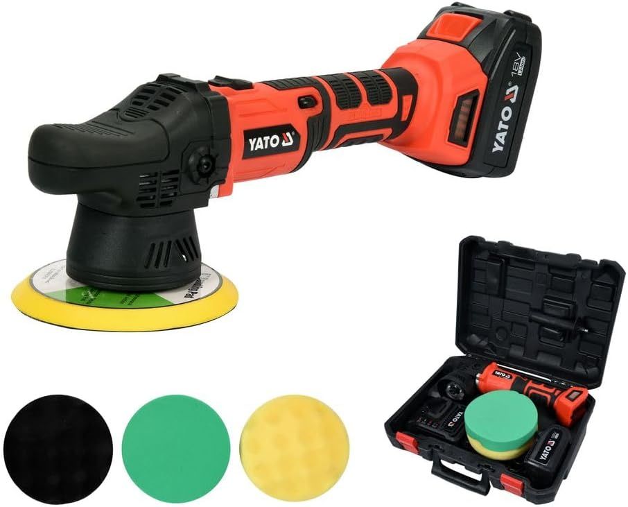 Poleerimismasin Yato YT-82920; 18 V; 1x3,0 Ah aku