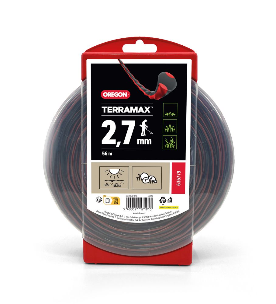 Trimmeri jõhv Oregon TerraMax 636779; 2,7 mm x 56 m