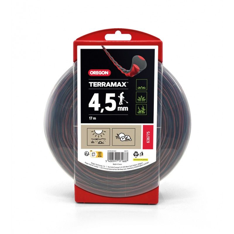 Trimmeri jõhv Oregon TerraMax 636775; 4,5 mm x 17 m