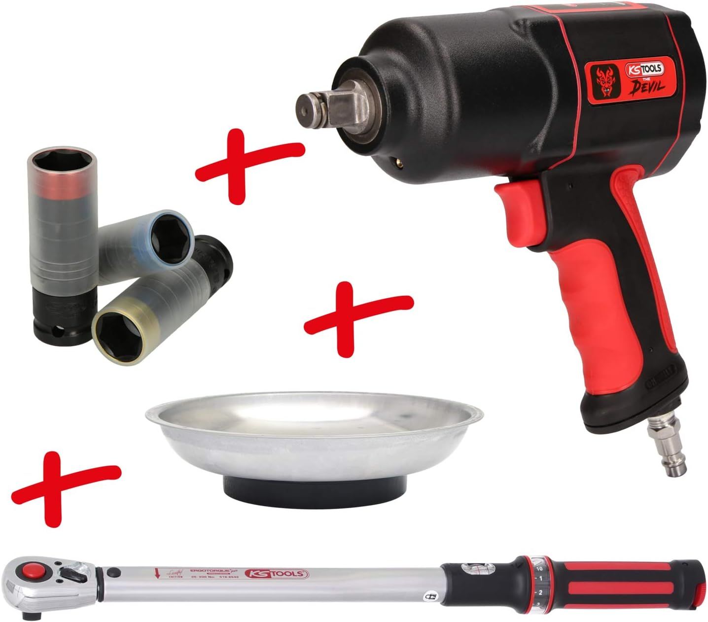 Pneumaatiline löökmutrikeeraja KS Tools 515.2095; 1/2' tk