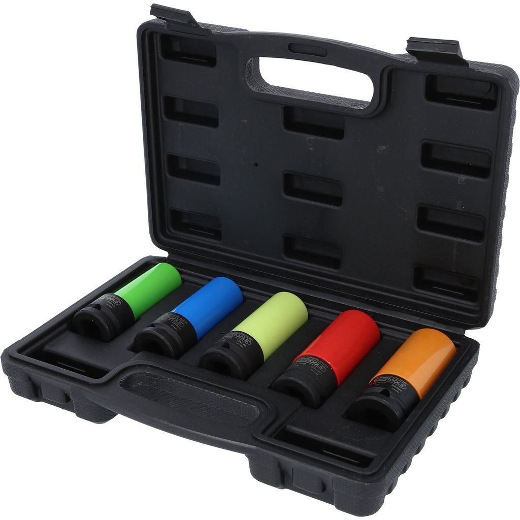 Löökpadrunvõtmete komplekt KS Tools 515.0870; 1/2''; 15-22 mm; 5 tk