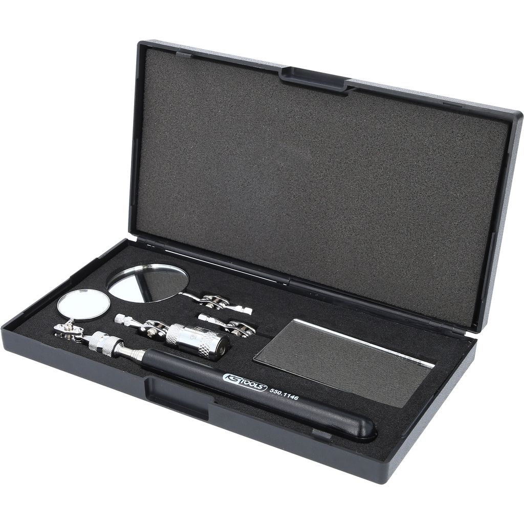 Teleskoopvarrega peegel KS Tools 550.1145; 172-640 mm; 5 tk