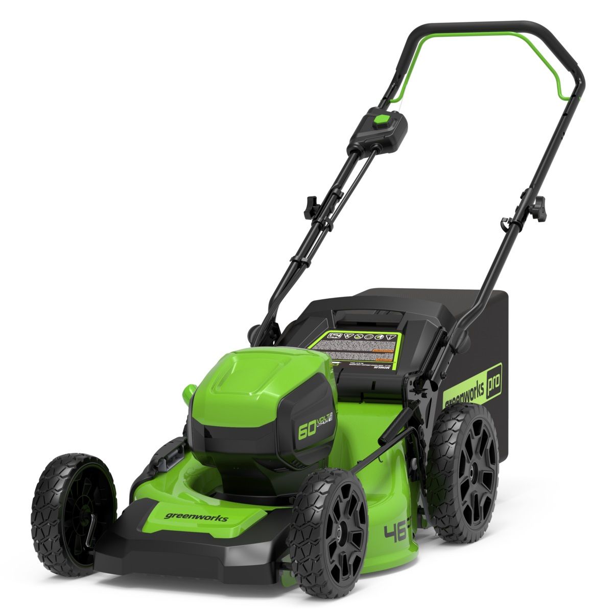 Juhtmevaba muruniiduk Greenworks GD60LM46HP; 60 V (ilma aku ja laadijata)