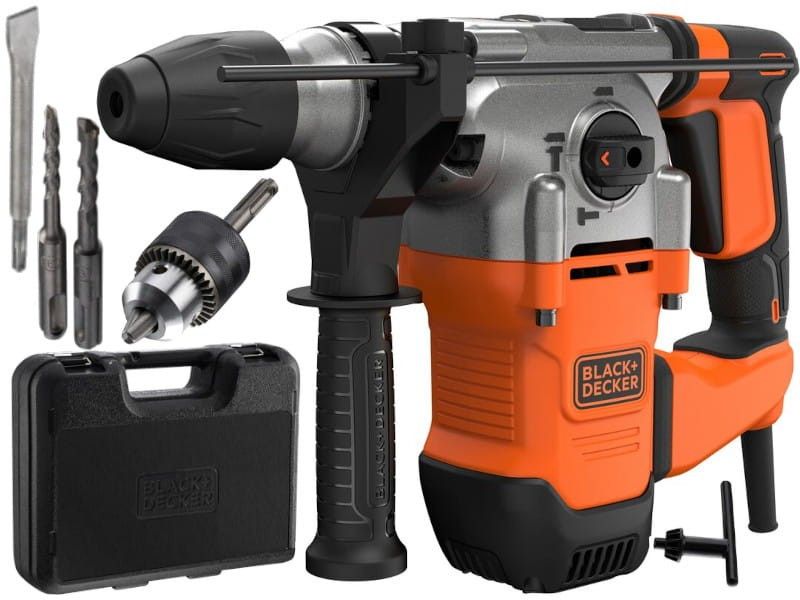 Puurvasar Black & Decker BEHS03K-QS; 3,7 J; SDS-plus