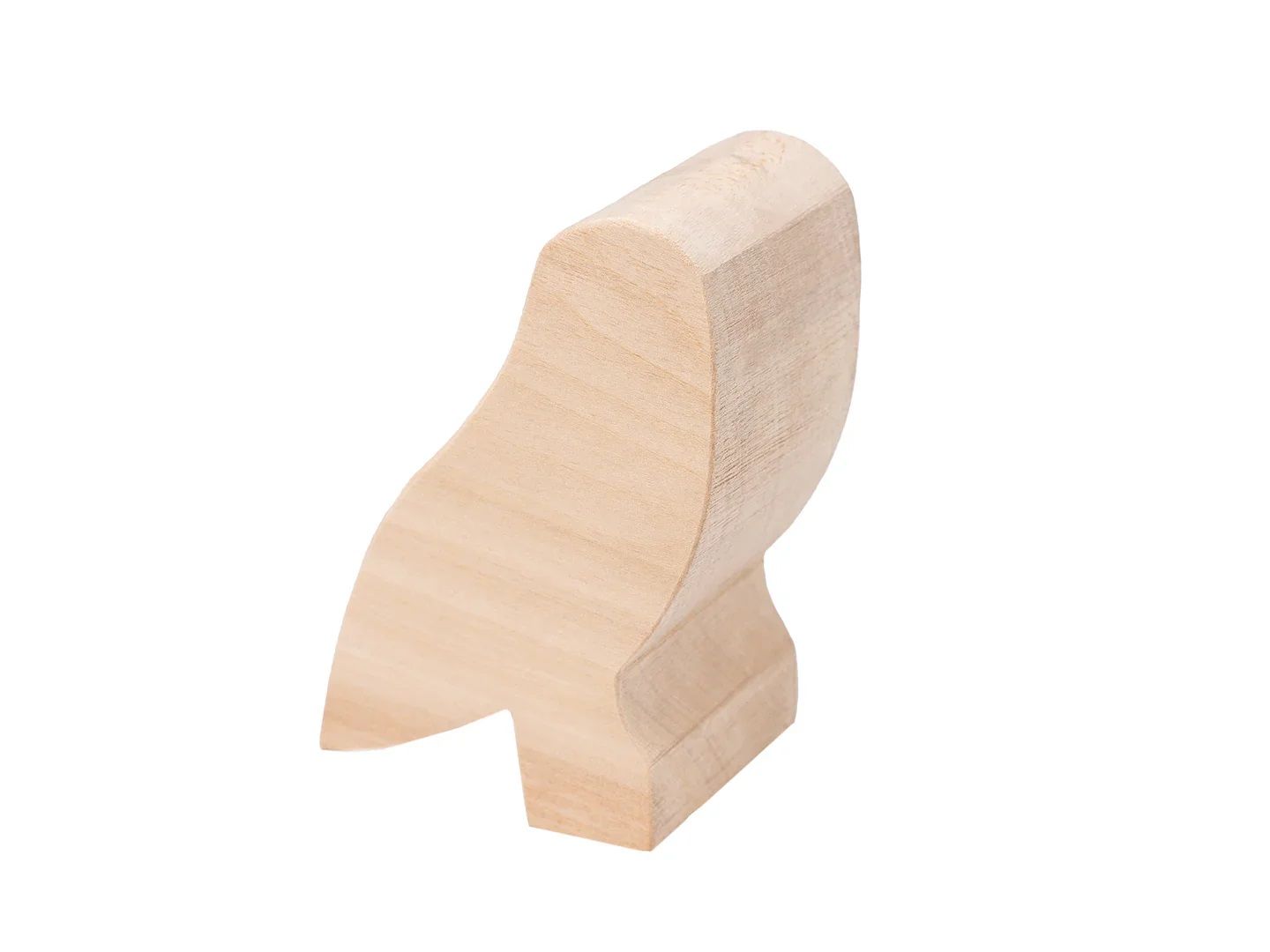 Treening tahvel nikerdamiseks BeaverCraft Bird Owl; 100x70x50 mm; nikerdamiseks