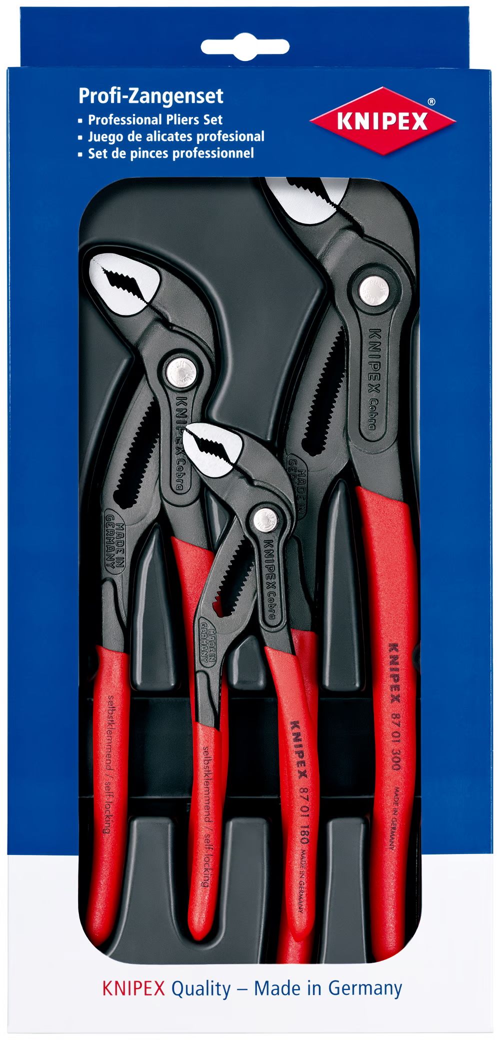 Tangide komplekt Knipex 002009V02; 3 tk