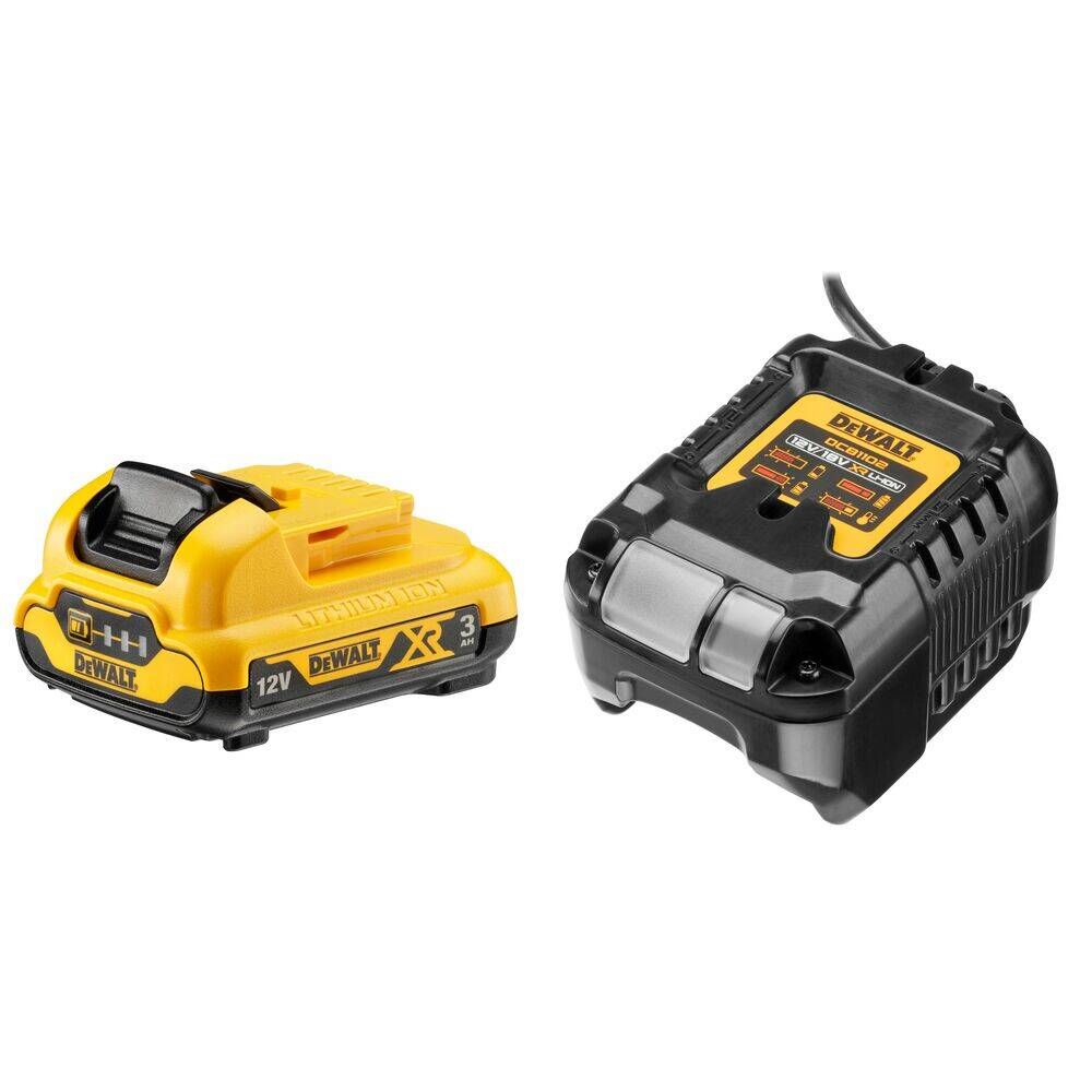 Aku DeWalt DCB1102P1-QW; 18 V; 3,0 Ah; Li-ion + Laadija DCB1102