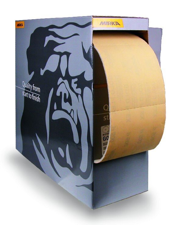 Liivapaberi rull Mirka 2912707051; 115x125 mm; P500; 200 tk