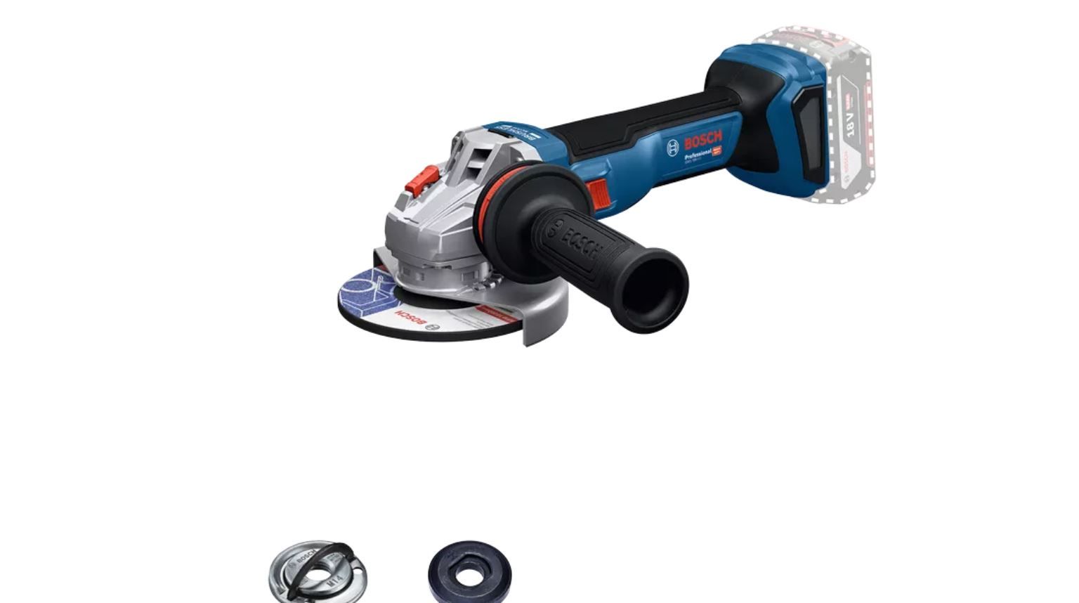 Akunurklihvija Bosch GWS 18V-11 Professional; 115 mm; 18 V (ilma aku ja laadijata)