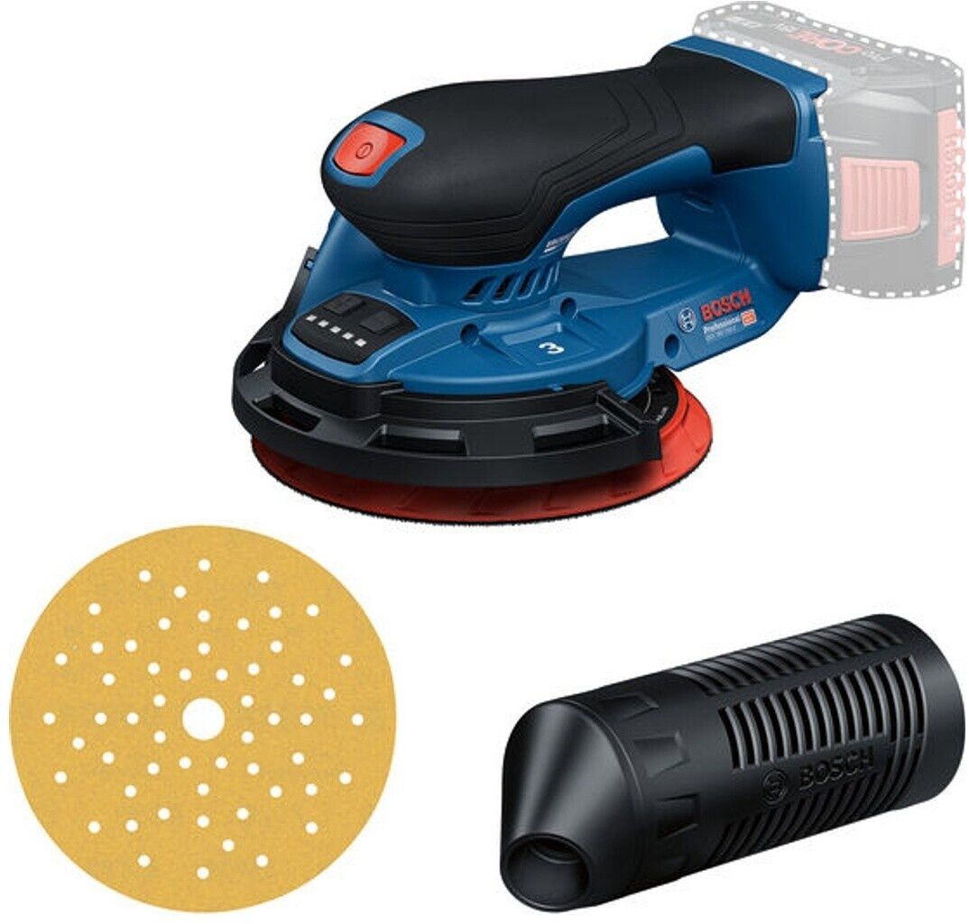 Ekstsentriklihvmasin Bosch GEX 18V-150-3 Professional; 18 V (ilma aku ja laadijata) + L-BOXX 162