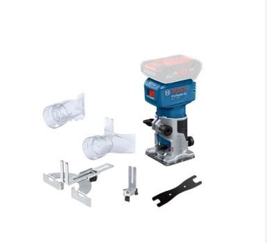 Aku ülafrees/servafrees Bosch GLF 18V-8 Professional; 18 V (ilma aku ja laadijata) + Tarvikud