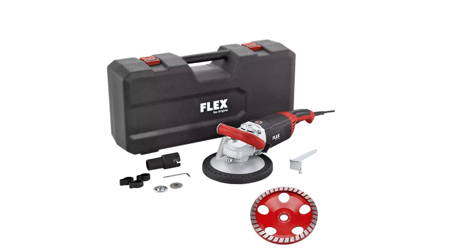 Betoonilihvimismasin Flex LD 24-6 180; 2400 W; 180 mm; kandekohvriga