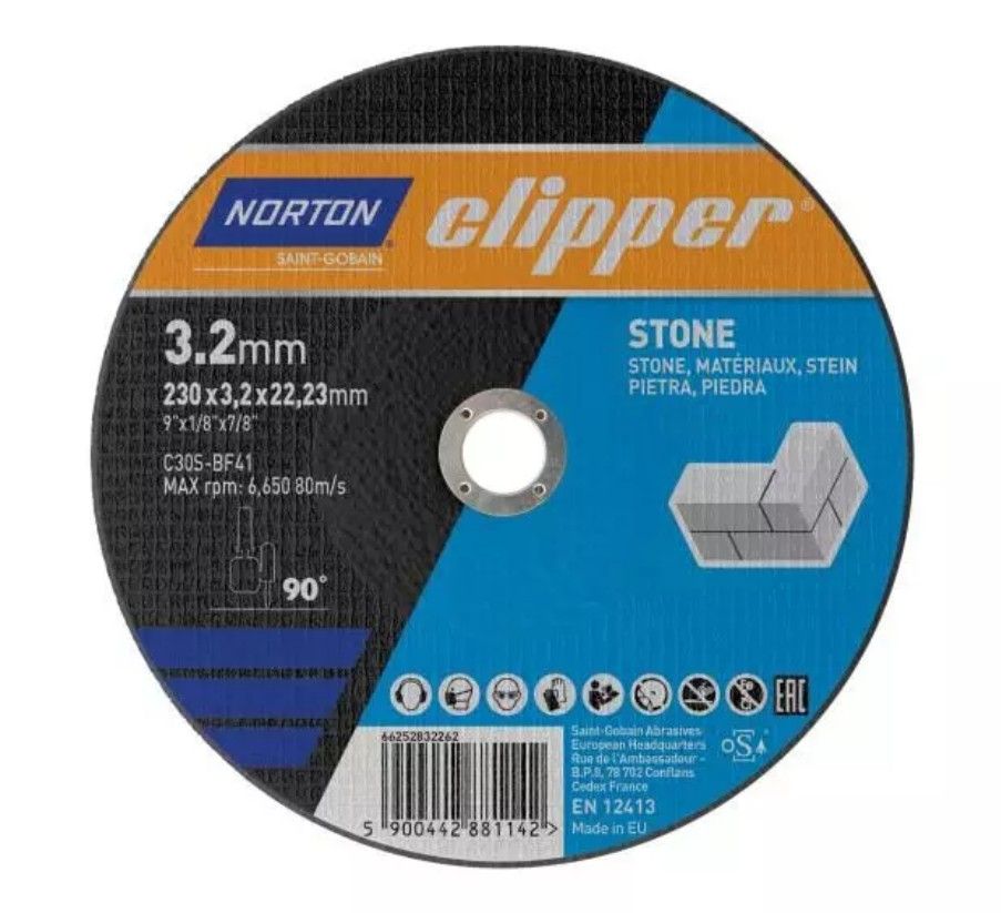 Kivilõikeketas Norton 66252839629; 180x22,23 mm tk