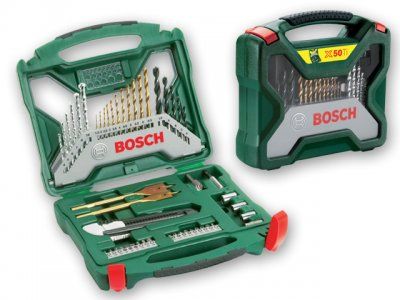 50-osaline tarvikute komplekt Bosch TITANIUM