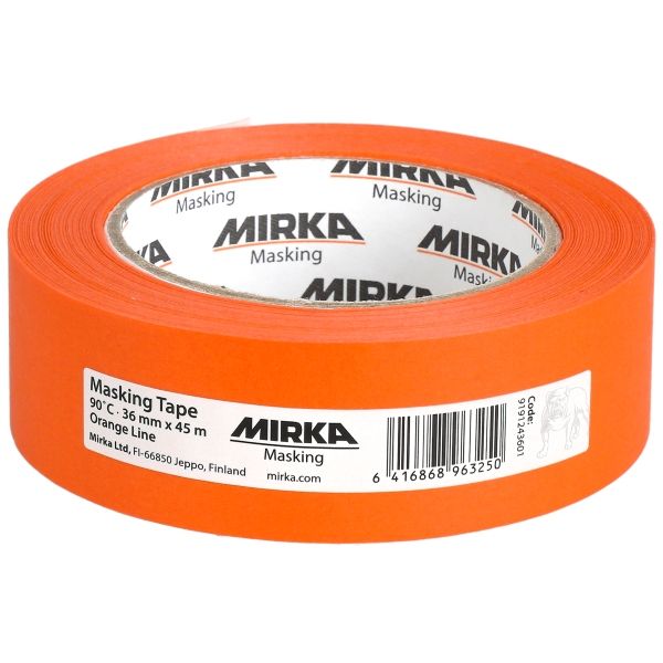 Värvimislint (maskeerimiseks) Mirka 9191243601; 36 mm; 45 m