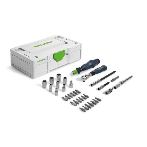 Tööriistakomplekt Festool SYS3 S 76-1/4''-CE RA; 37 tk