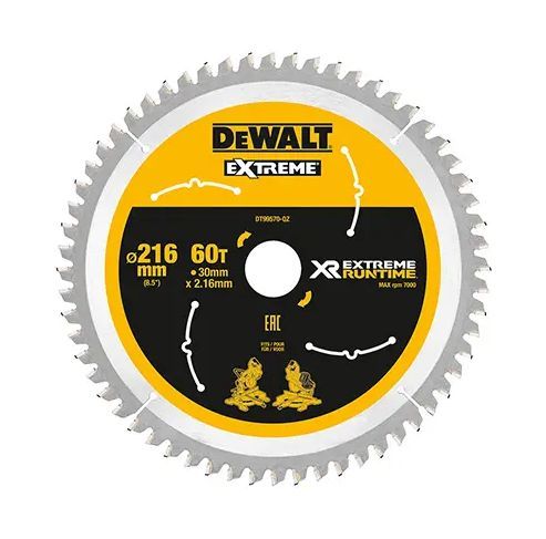 Lõikeketas DeWalt DT99570-QZ; 216x30 mm; Z60