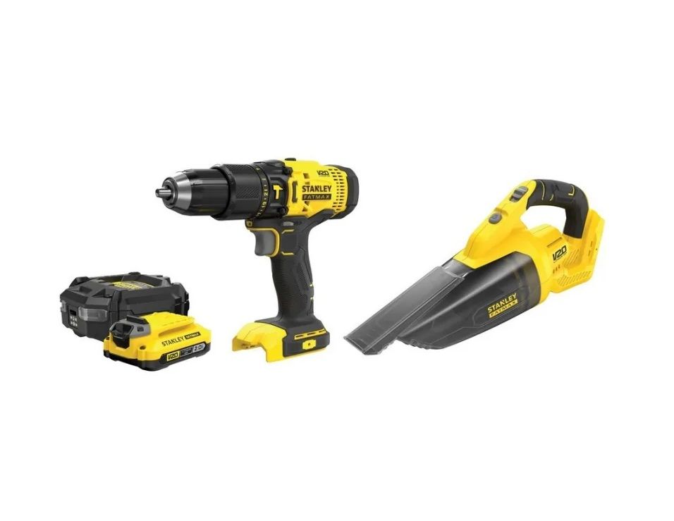 Tööriistakomplekt Stanley SFMCK219D1-QW (SFMCD711+SFMCVH001B); 18 V; 1x2,0 Ah aku