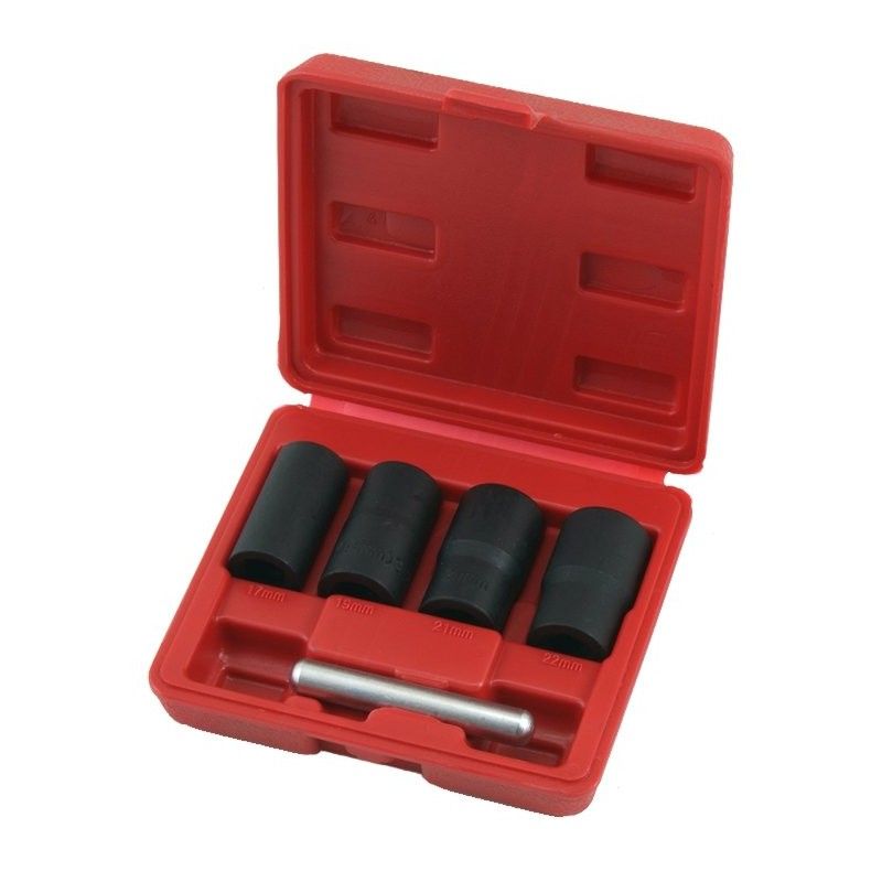 Kruvide eemaldamise komplekt Ellient Tools AT8060; 1/2''; 17-22 mm; 5 tk