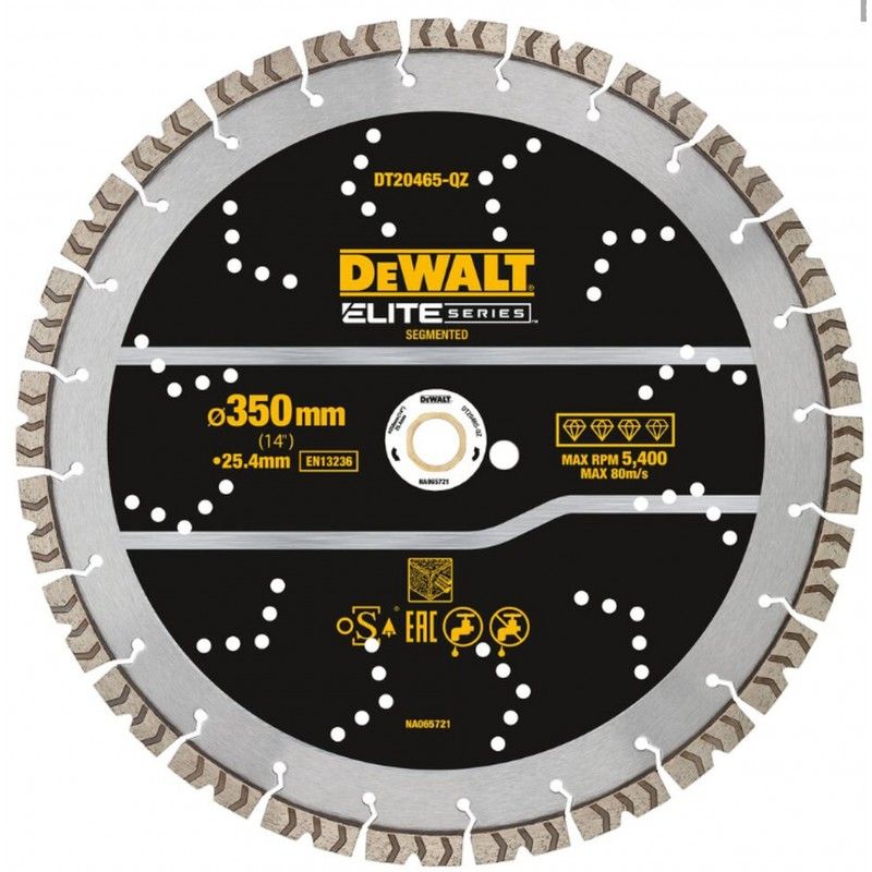 Teemantlõikeketas DeWalt DT20465-QZ; 350x25,4 mm