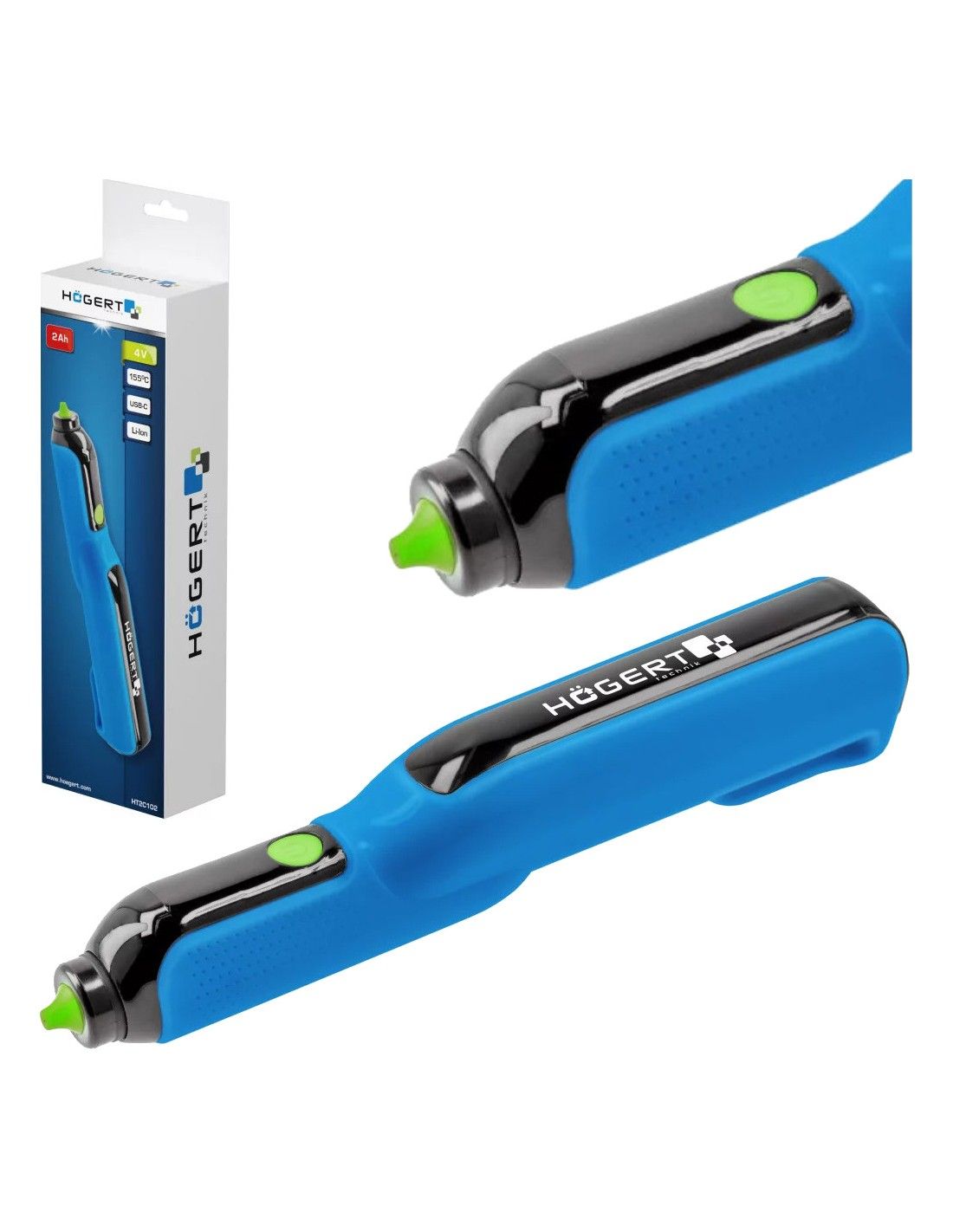 Akuliimipüstol Hogert HT2C102; 4 V; 1x2,0 Ah aku