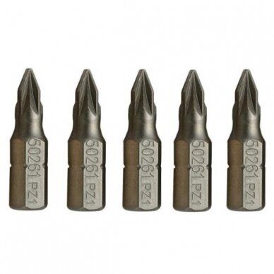 Kruviotsik Sata SC59263; 1/4''; PZ3; 25 mm; 5 tk