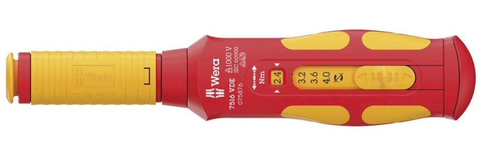 Dünamomeetri kruvikeeraja Wera WE05075876001;&nbsp;2,4-4,0 Nm