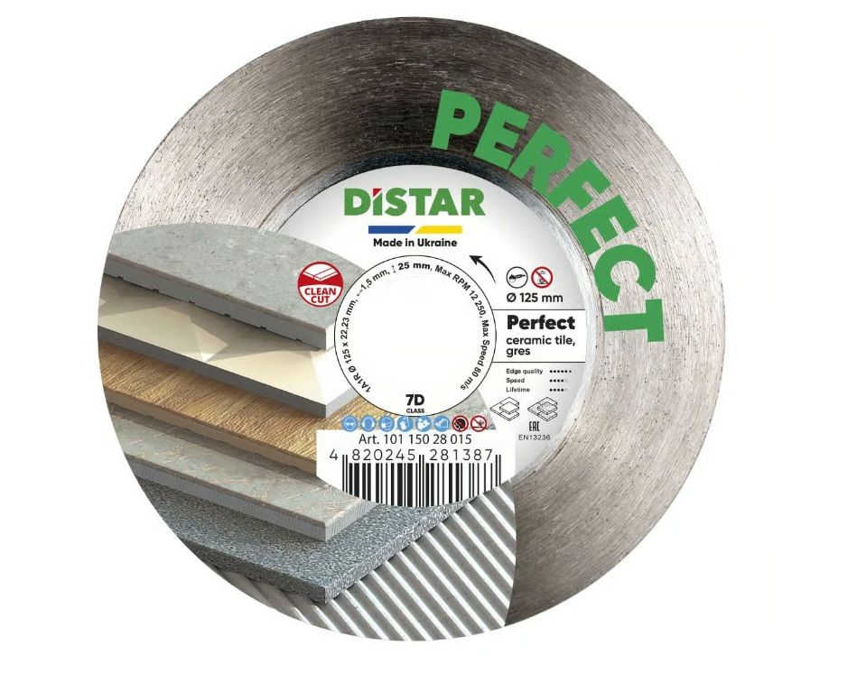 Teemantlõikeketas DISTAR 10115028015; 125x22,23x1,5 mm