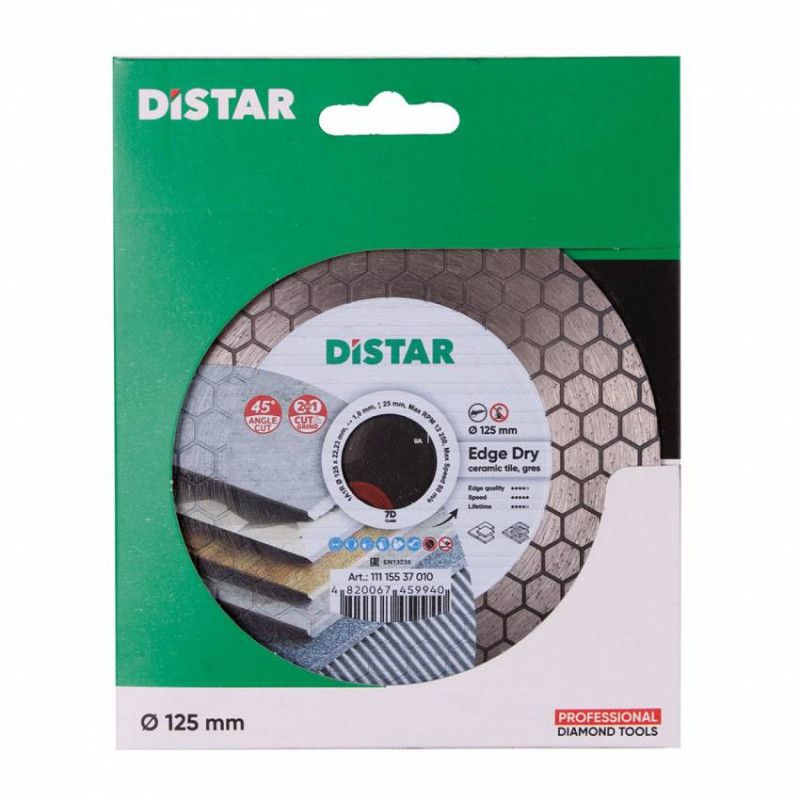 Teemantlõikeketas DISTAR 11115537010; 125x22,23x1,6 mm