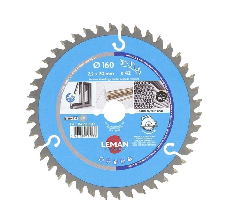 Saeketas metallile LEMAN F367.160.2042; 160x20x2,2 mm