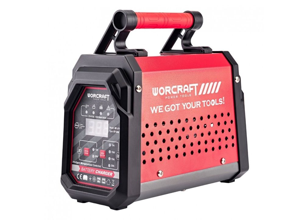 Laadija Worcraft BC219; 12/24 V; 10-300 Ah