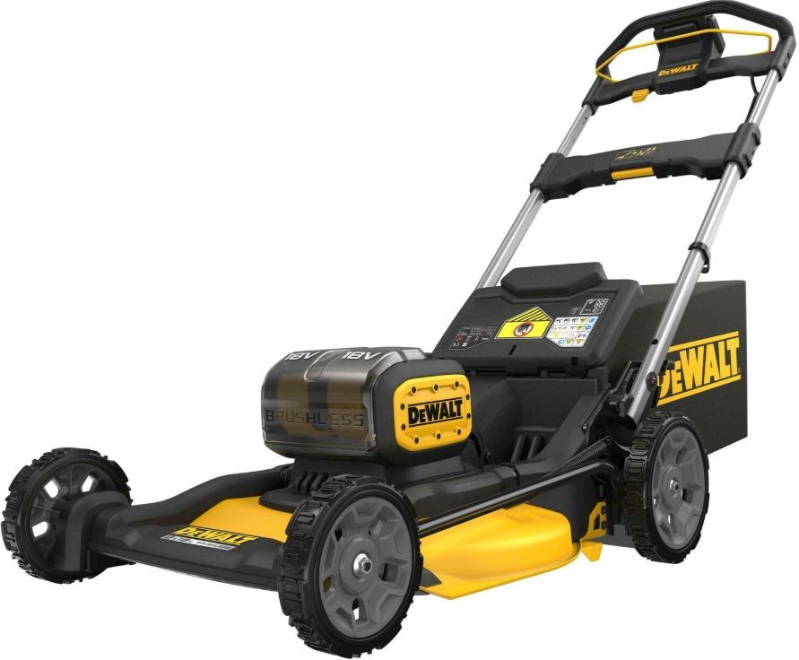 Juhtmevaba muruniiduk DeWalt DCMWP134W2; 2x18 V; 2x8,0 Ah aku
