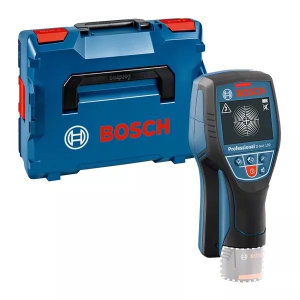 Metalli ja kaabli detektor Bosch D-tect 120; 12 V (ilma aku ja laadijata)