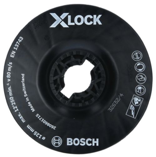 Lihvimisalus Bosch X-LOCK, 125 mm keskmise kõvadusega