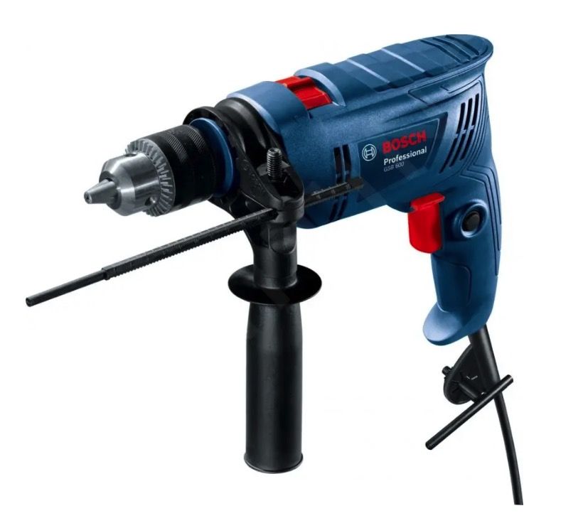 Elektriline lööktrell Bosch GSB 600; 600 W + Tarvikud