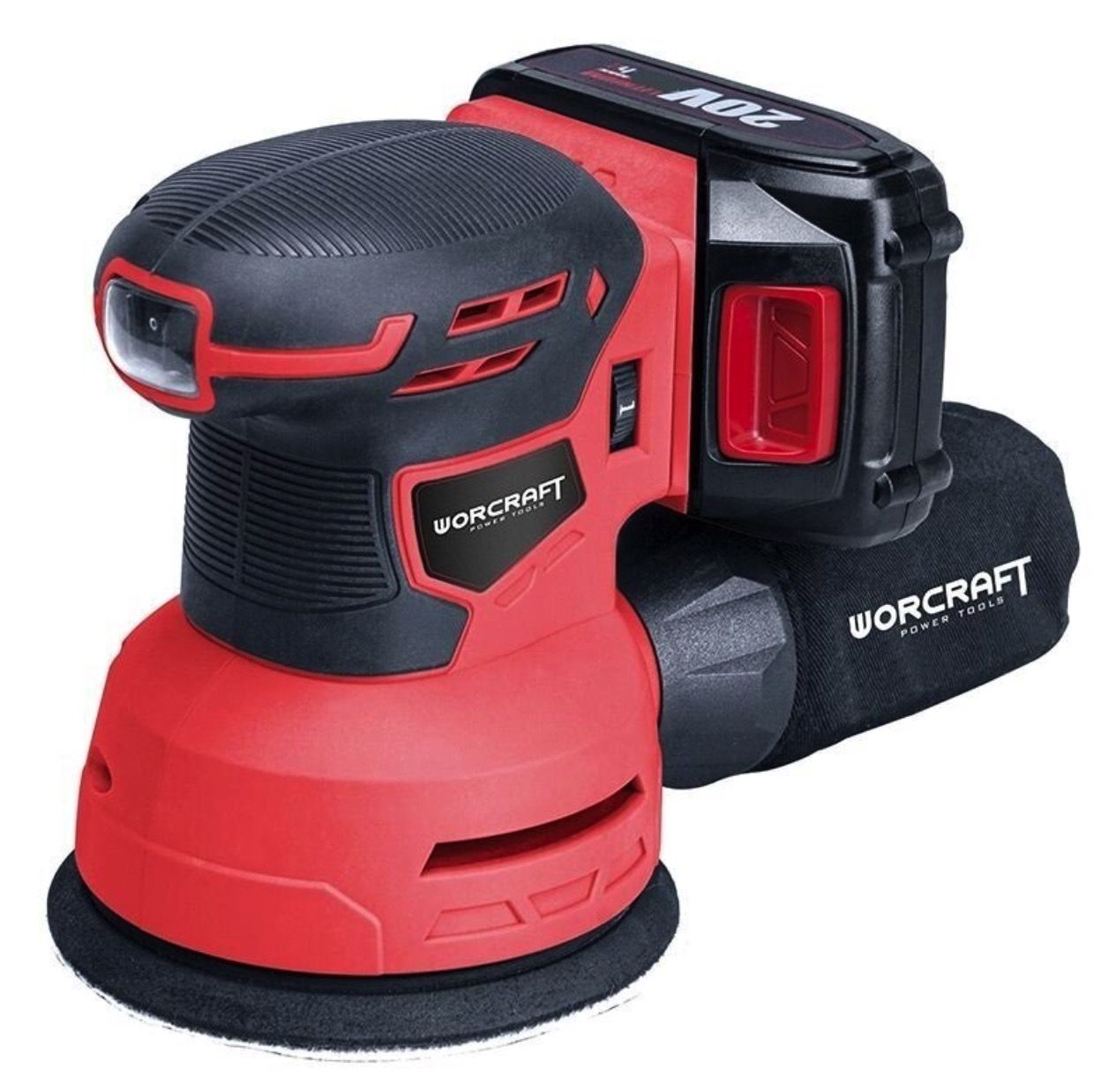 Ekstsentriklihvmasin Worcraft CRS-S20Li; 20 V; 1x4,0 Ah aku