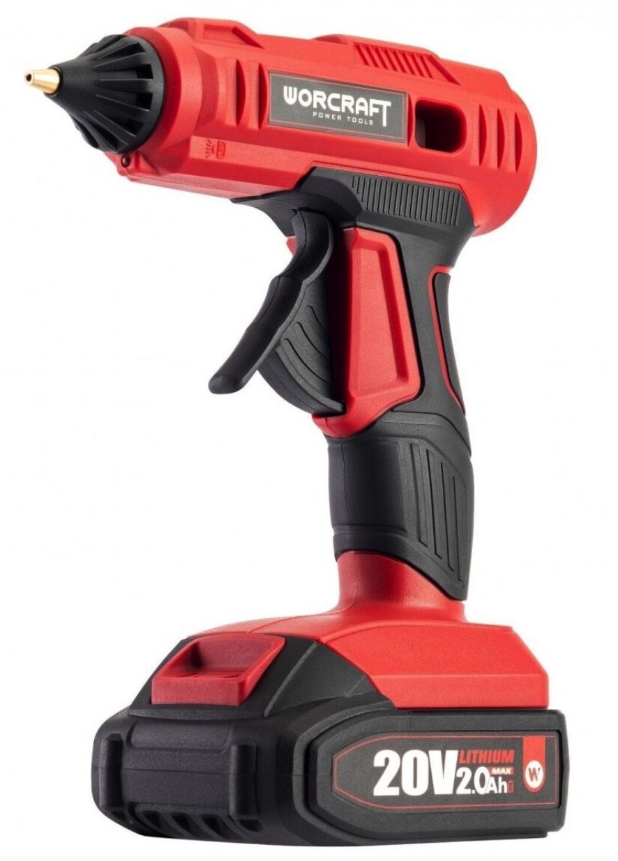 Liimipüstol Worcraft CLG-S20Li; 20 V; 1x4,0 Ah aku
