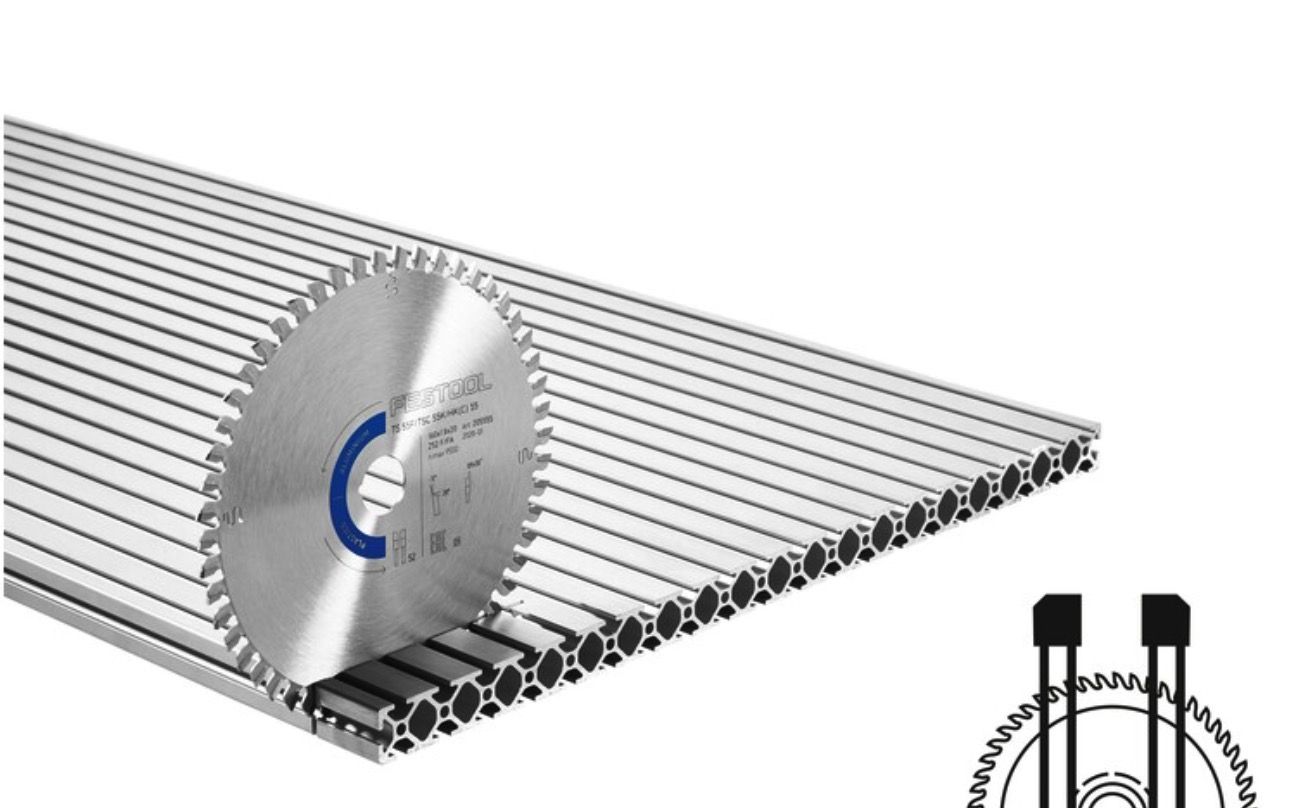 Saeketas alumiiniumile Festool 205555; 160x1,8x20 mm; Z52; -5°