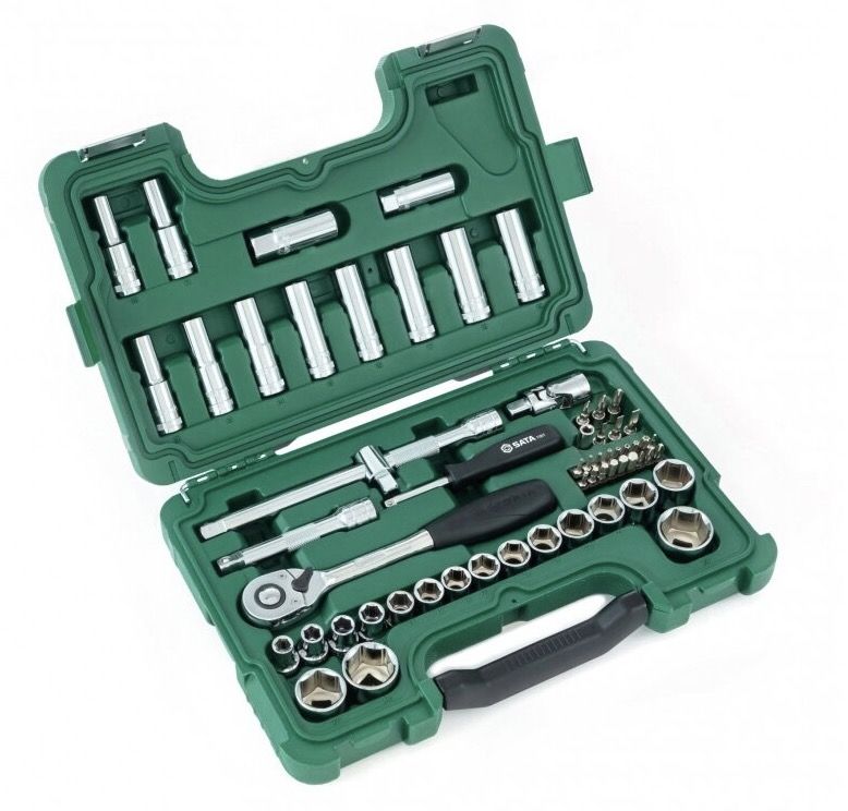 Padrunvõtmete komplekt Sata ST09007SJ; 1/2''; 60 tk