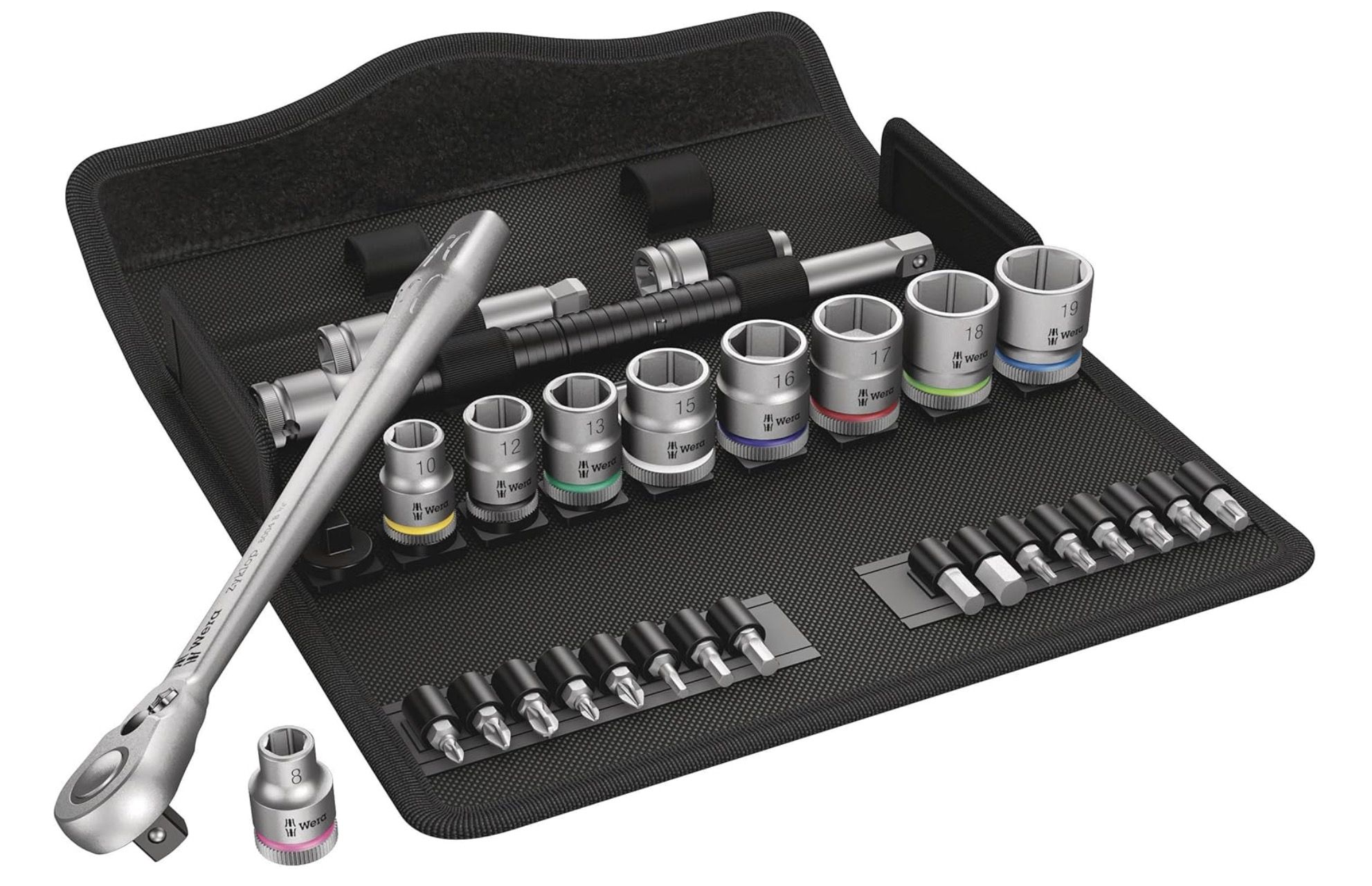 Tööriistakomplekt Wera 8100 SB 8 Zyklop; 3/8''; 29 tk