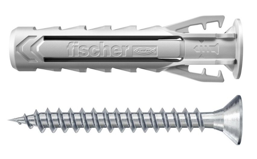 Tüübel kruviga Fischer SX Plus S, 6,0x30 mm; 15 tk