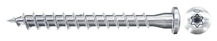 Puidukruvi Fischer FPF-PT ZPF; 5,0x50 mm; TX20; 200 tk