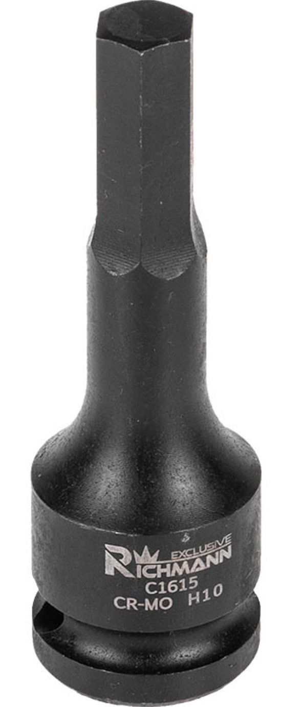 Löökpadrunvõti Richmann C1612; HEX6; 78 mm; 1/2''