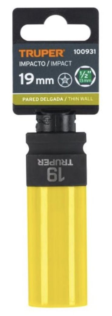 Löökpadrunvõti Truper D-7319-MLPD; 1/2''; 19 mm