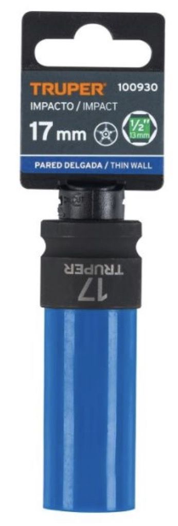 Löökpadrunvõti Truper D-7317-MLPD; 1/2''; 17 mm