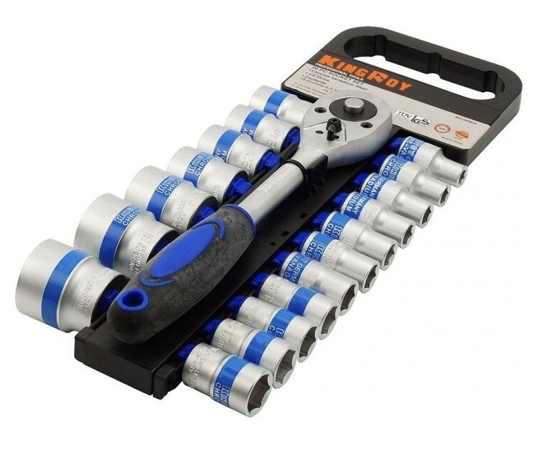 Padrunvõtmete komplekt KingRoy KR020MJA; 1/2''; 20 tk